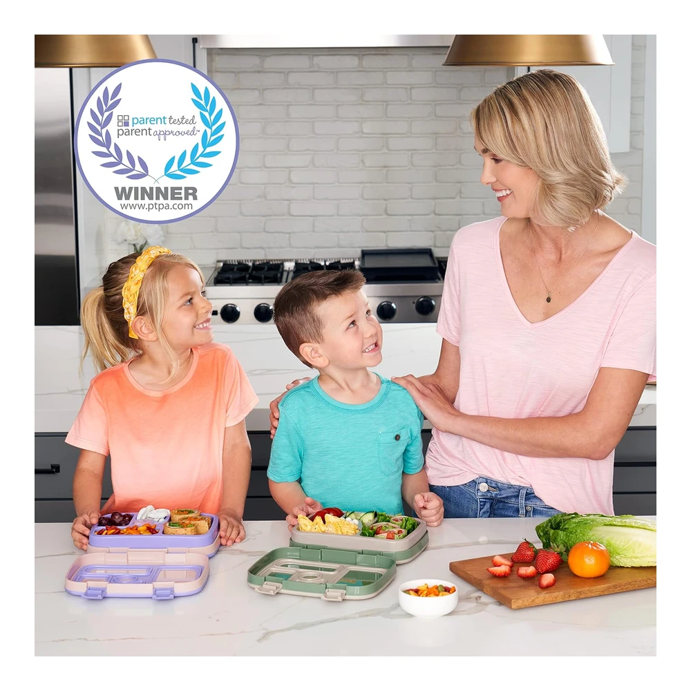 Bentgo Kids Prints - Lonchera para niños a Prueba de Fugas