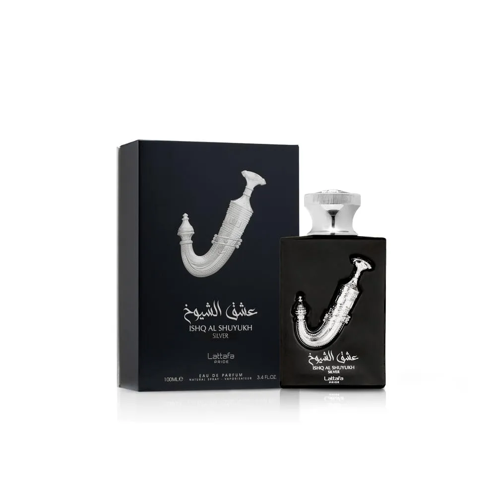 PERFUME LATTAFA ISHQ AL SHUYUKH SILVER EDP UNISEX 3.4 OZ / 100 ML
