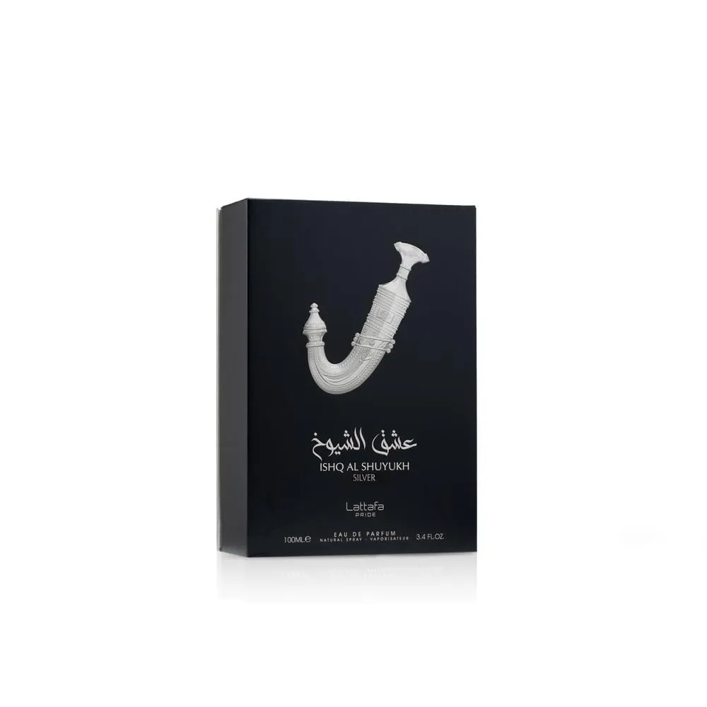 PERFUME LATTAFA ISHQ AL SHUYUKH SILVER EDP UNISEX 3.4 OZ / 100 ML
