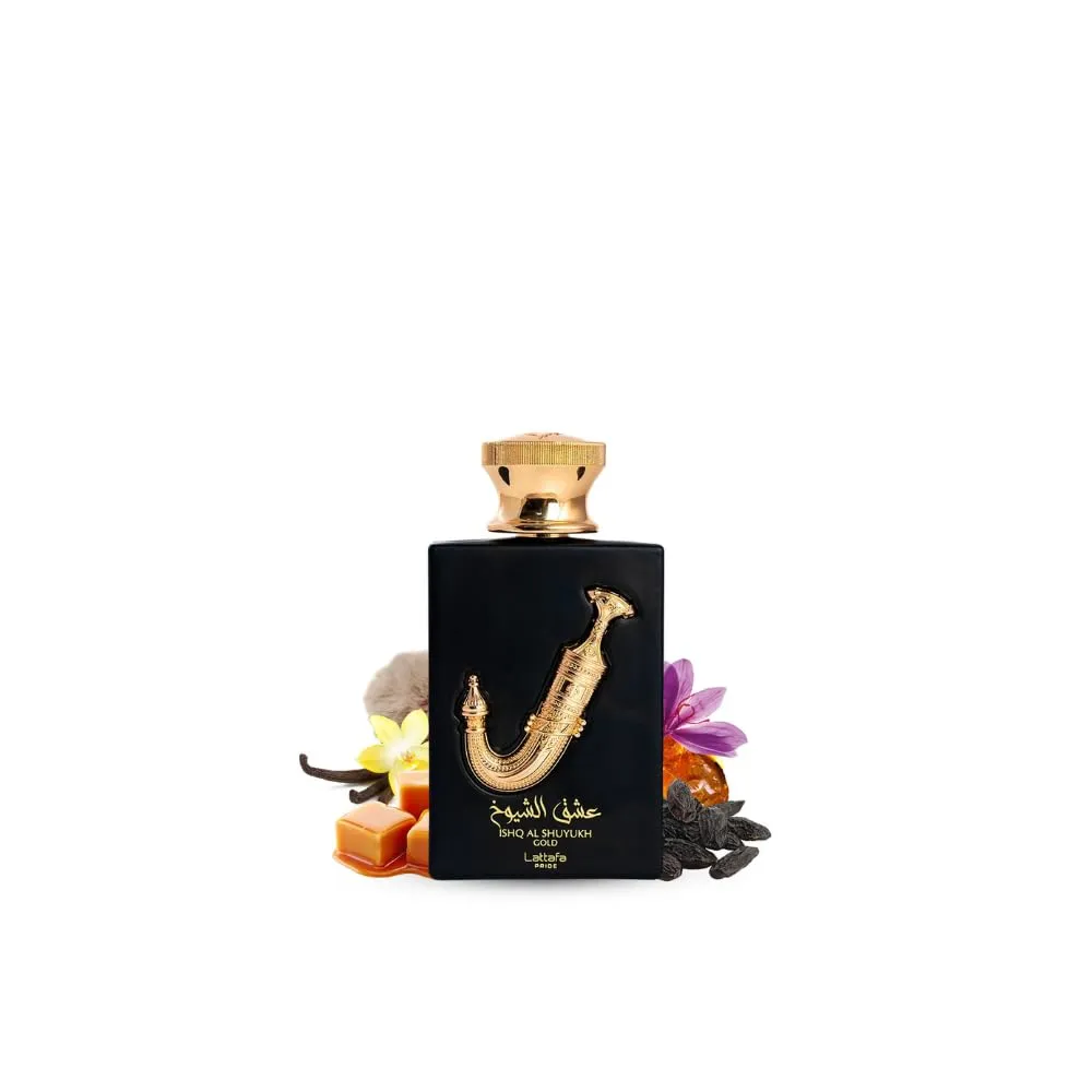 PERFUME LATTAFA PRIDE ISHQ AL SHUYUKH GOLD EDP UNISEX 3.4 OZ / 100 ML