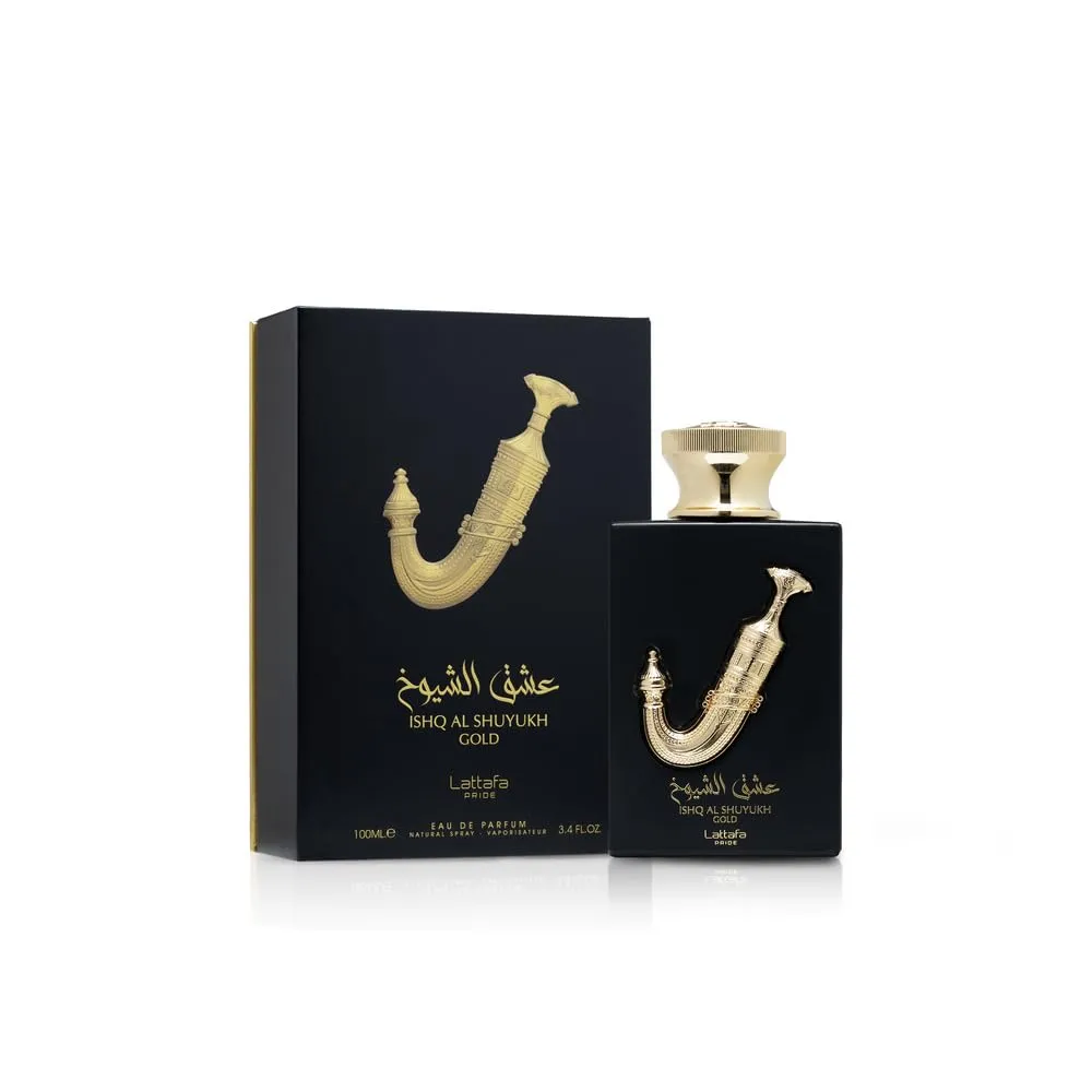 PERFUME LATTAFA PRIDE ISHQ AL SHUYUKH GOLD EDP UNISEX 3.4 OZ / 100 ML