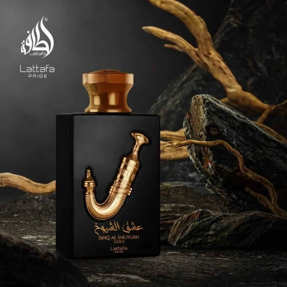 PERFUME LATTAFA PRIDE ISHQ AL SHUYUKH GOLD EDP UNISEX 3.4 OZ / 100 ML
