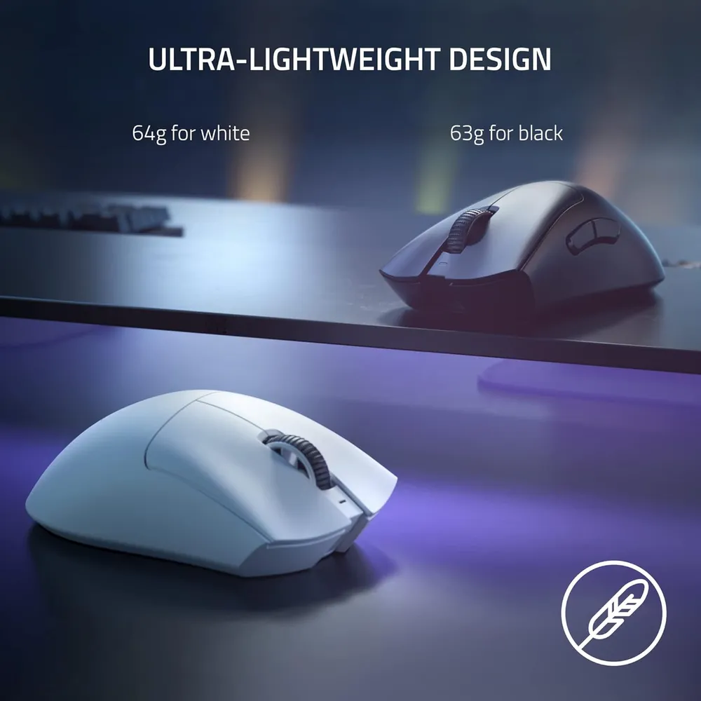 MOUSE INALÁMBRICO DEATHADDER V3 PRO 1000 HZ RAZER