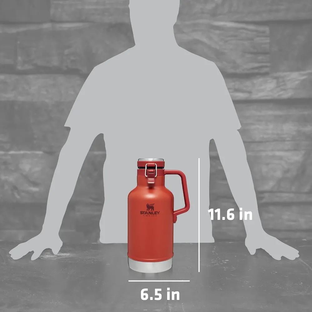 Stanley Classic Easy-Pour Growler – Jarra Térmica 64 oz | Cinnamon/Night Escape