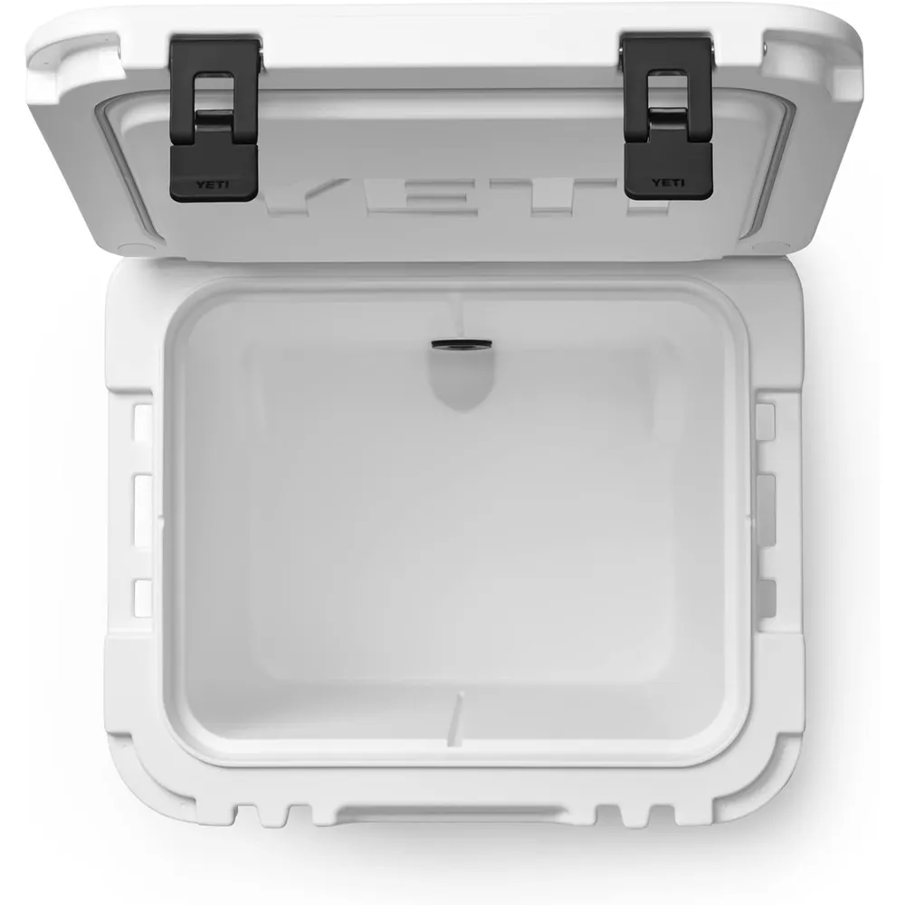 YETI Roadie 48 Cooler Con Ruedas Y Mango Retráctil | Blanco