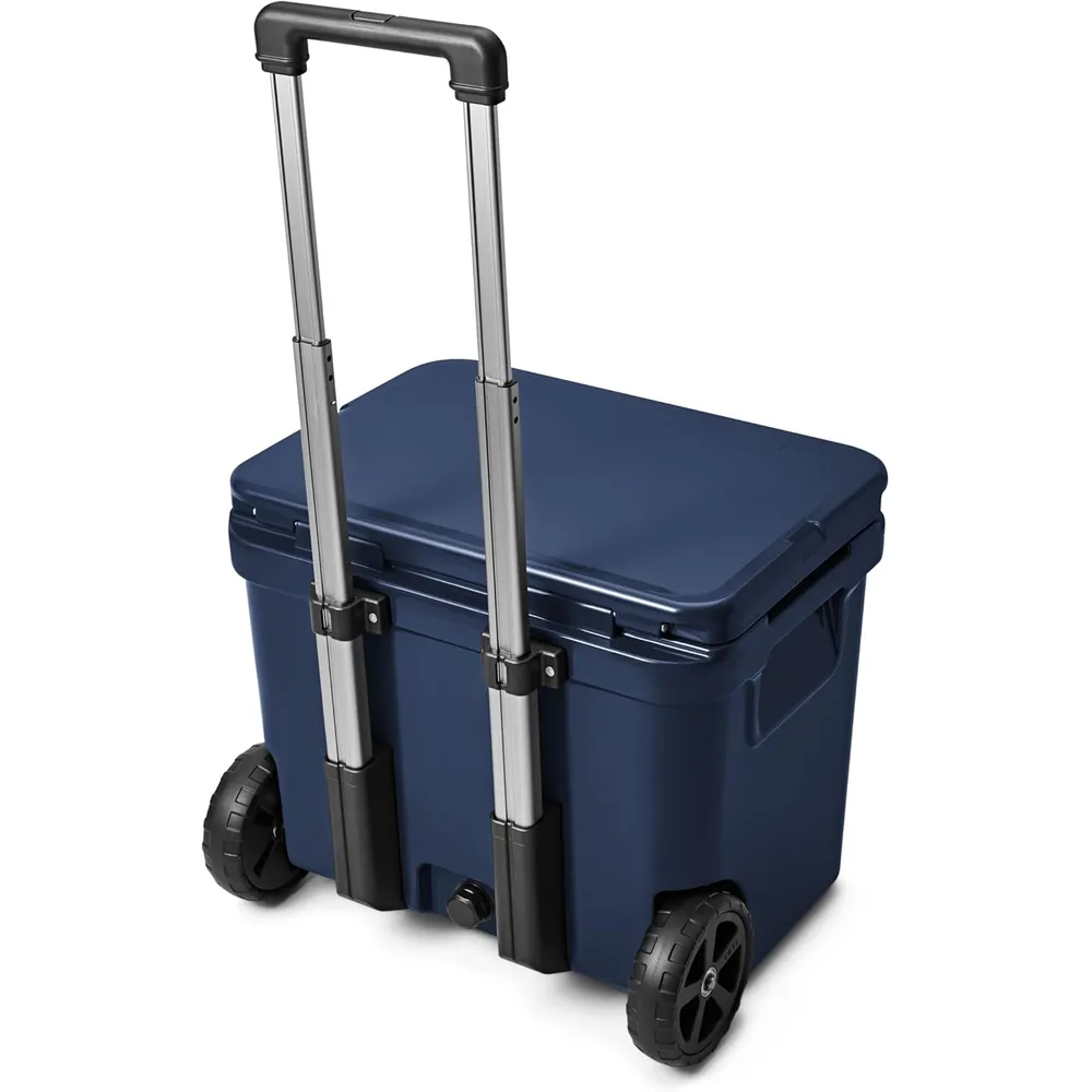YETI Roadie 60 Cooler Con Ruedas Y Mango Retráctil | Azul Marino