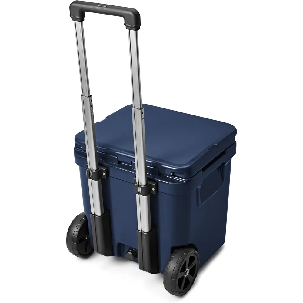 YETI Roadie 48 Cooler Con Ruedas Y Mango Retráctil | Azul Marino