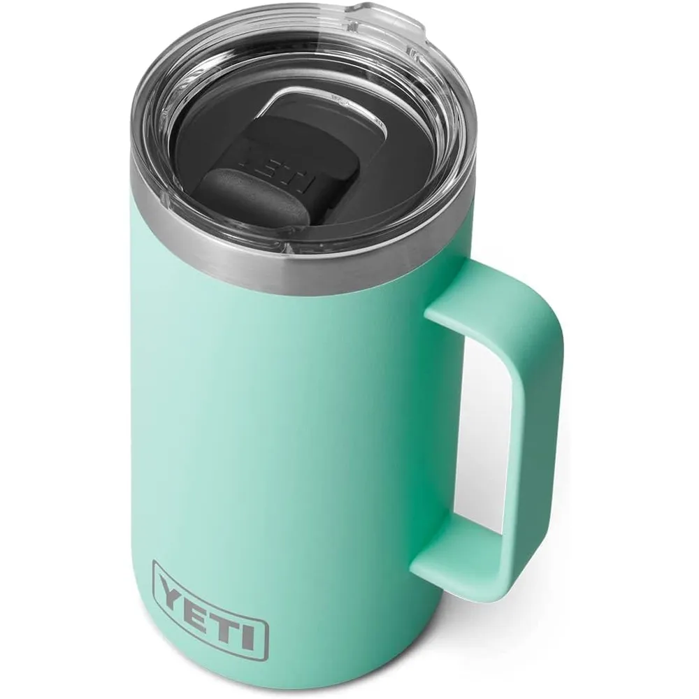 YETI Rambler Taza de 24 oz con Tapa Magslider | Verde Agua