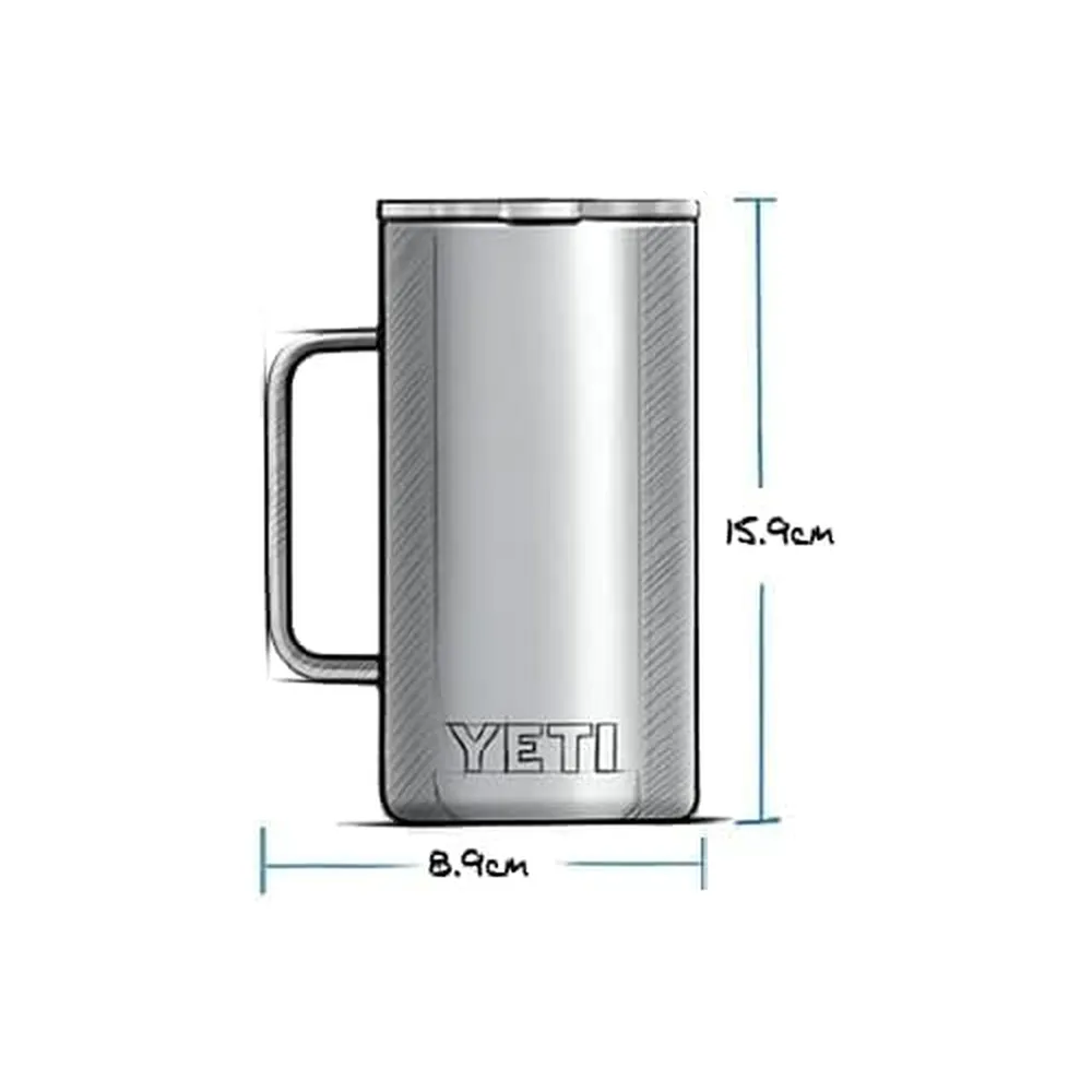 YETI Rambler Taza de 24 oz con Tapa Magslider | Verde Agua