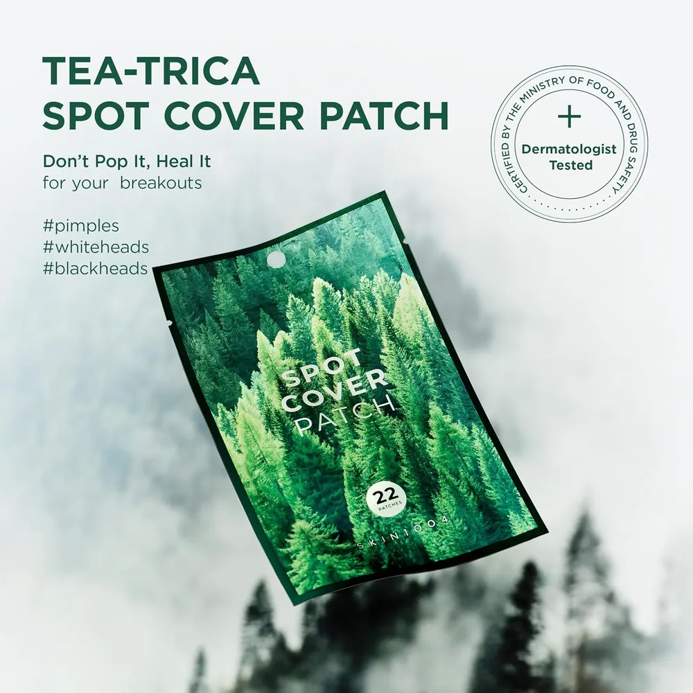 PARCHES FACIALES HIDROCOLOIDES ANTI IMPERFECCIONES SKIN1004 | 22 UNIDADES