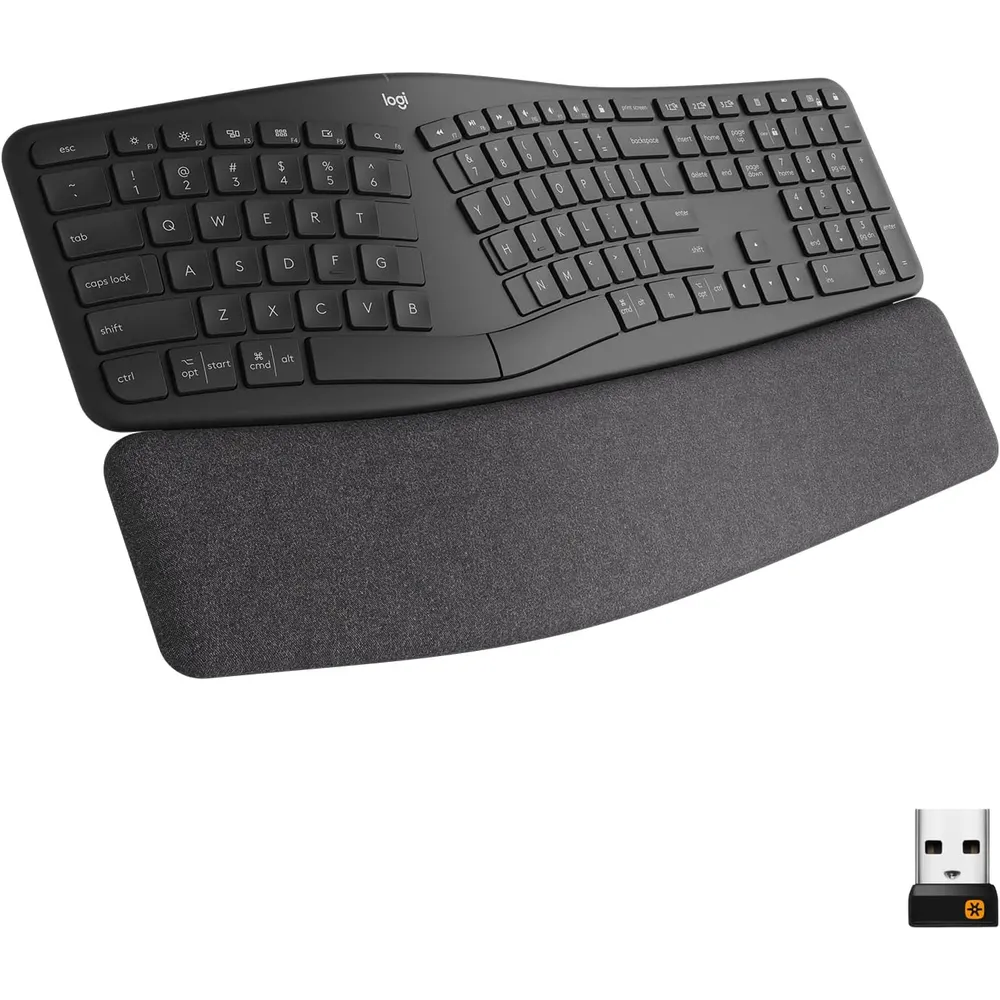 COMBO TECLADO Y MOUSE INALÁMBRICOS K860 LOGITECH | NEGRO
