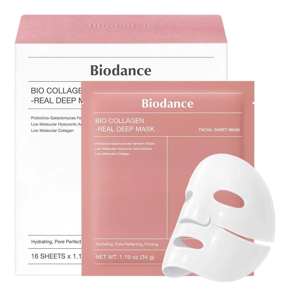 Mascarilla profunda biocolágeno 16 unidades Biodance | 1.19 oz / 34 gr