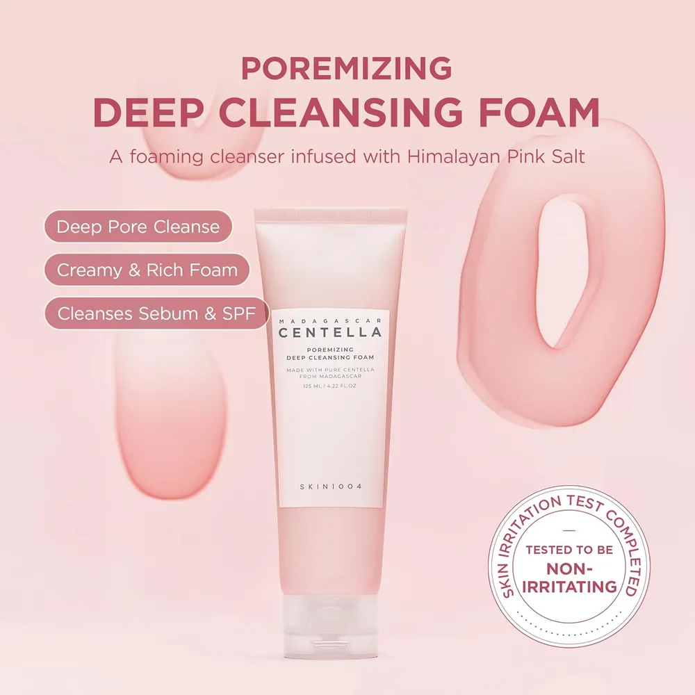 ESPUMA LIMPIADORA FACIAL POREMIZING LIMPIEZA PROFUNDA SKIN1004 | 4.23 OZ / 125 ML