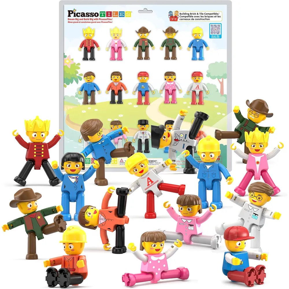FIGURAS MAGNÉTICAS PERSONAJES GIRATORIOS PICASSOTILES