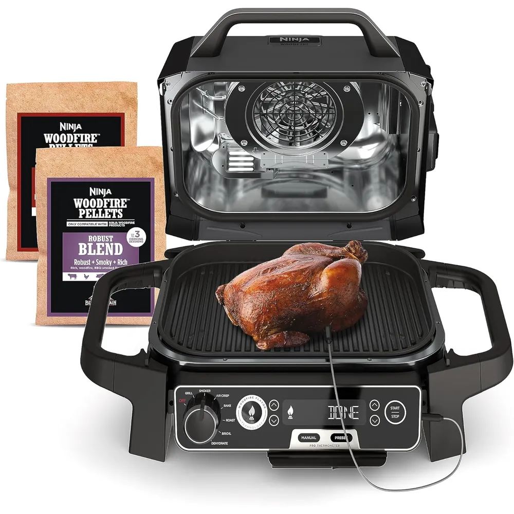 b0b8pjdc63_0_webp.webp NINJA PARRILLA EXTERIOR WOODFIRE OG751 7 EN 1, XL | GRIS