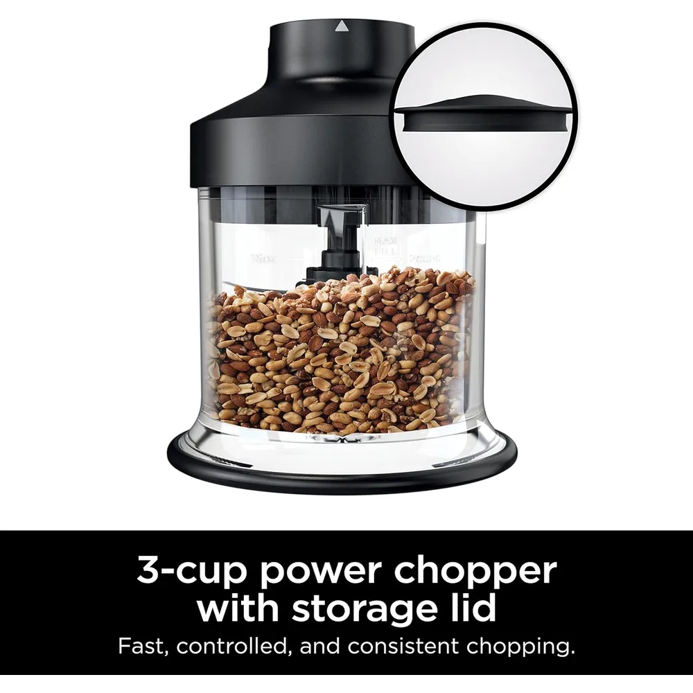 NINJA TAZÓN PARA PROCESADOR FOODI POWER CHOPPER XSKKITCHPR 3 TAZAS | NEGRO