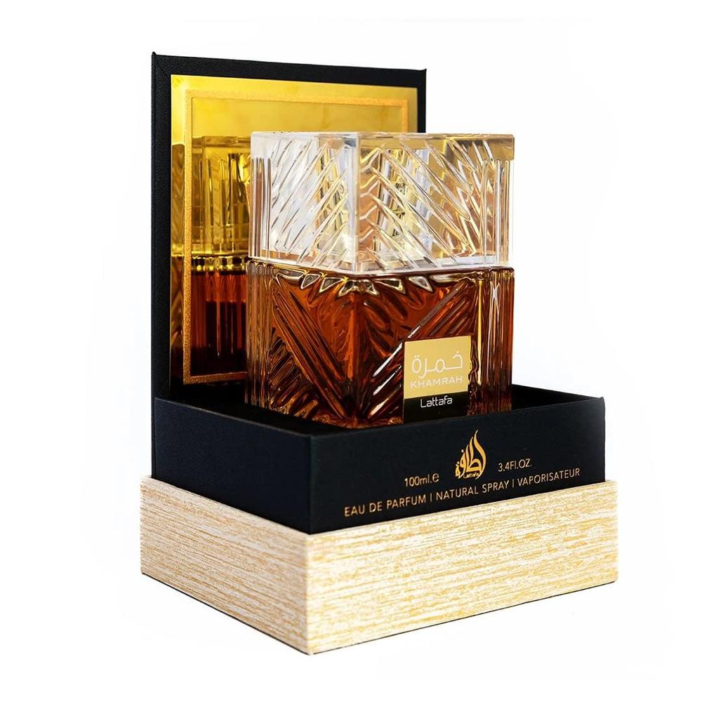 PERFUME LATTAFA KHAMRAH EDP UNISEX 3.4 OZ / 100 ML