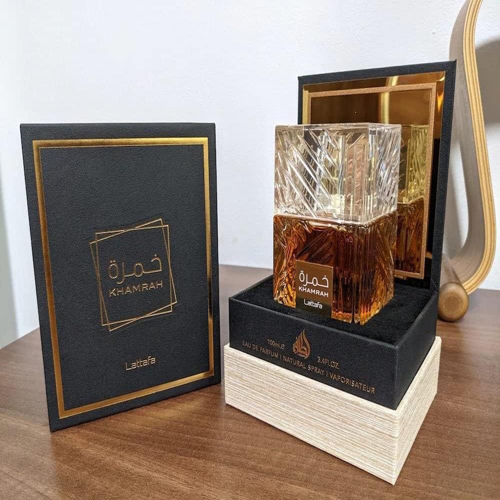 PERFUME LATTAFA KHAMRAH EDP UNISEX 3.4 OZ / 100 ML