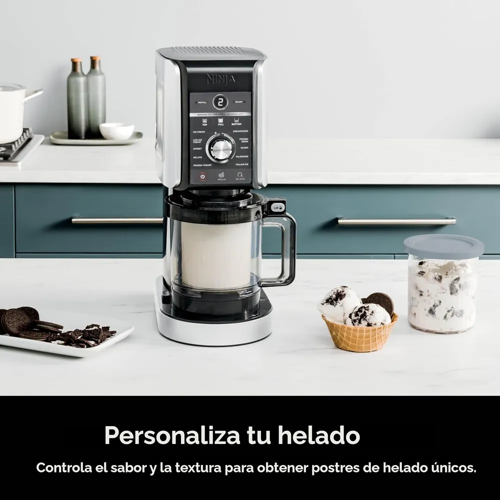 NINJA MÁQUINA DE HELADOS CREAMI DELUXE NC501 24 OZ / 710 ML | PLATEADO