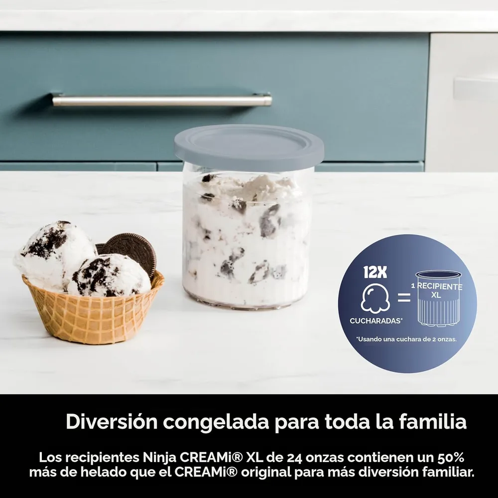 NINJA MÁQUINA DE HELADOS CREAMI DELUXE NC501 24 OZ / 710 ML | PLATEADO