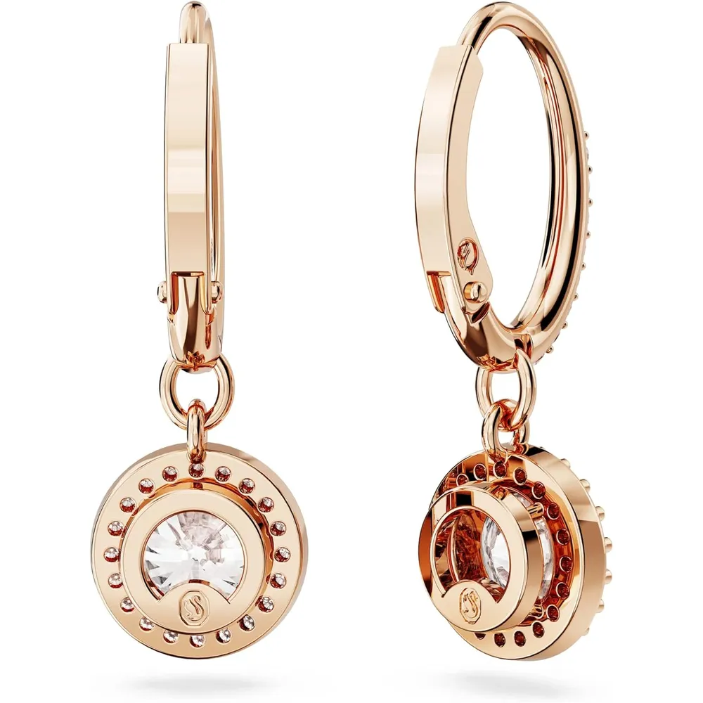 SWAROVSKI ARETES STUD PAVE UNA ANGELIC ACABADO ORO ROSA PARA MUJER | ORO ROSA