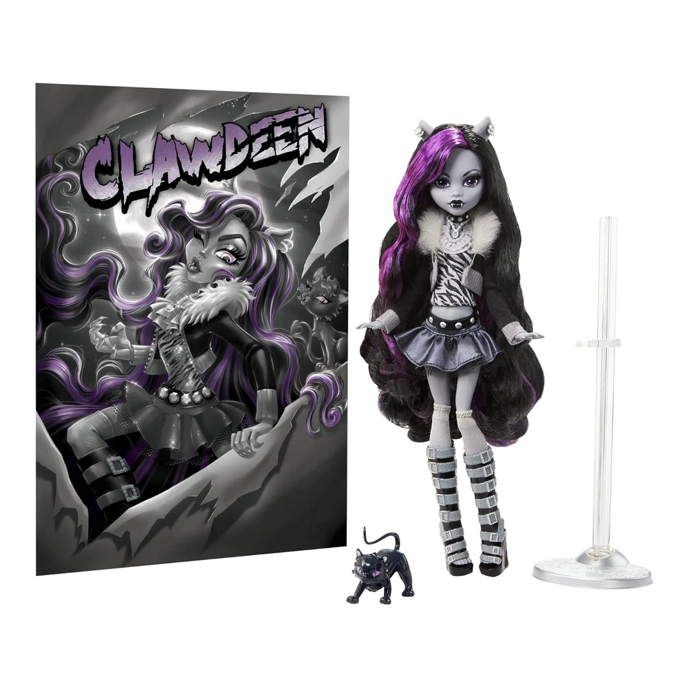 b0b9q8hg3f_4.webp Monster High Muñeca Lobo Clawdeen En Blanco y Negro
