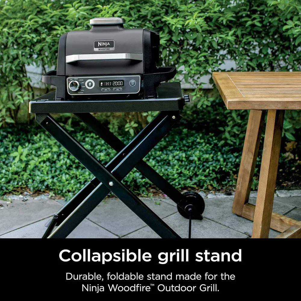 NINJA SOPORTE PLEGABLE WOODFIRE XSKSTAND | NEGRO