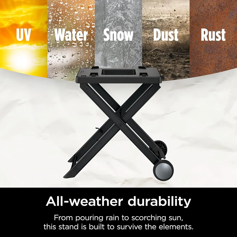 NINJA SOPORTE PLEGABLE WOODFIRE XSKSTAND | NEGRO
