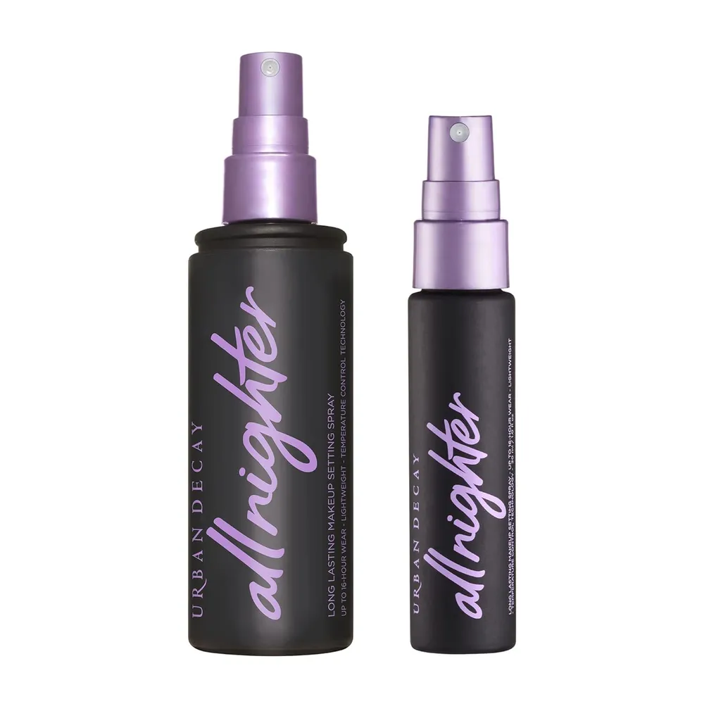 Urban Decay All Nighter Set Spray Fijador 16H Natural y Resistente