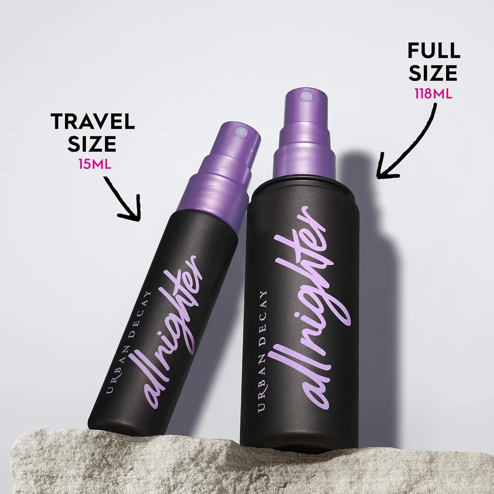 Urban Decay All Nighter Set Spray Fijador 16H Natural y Resistente