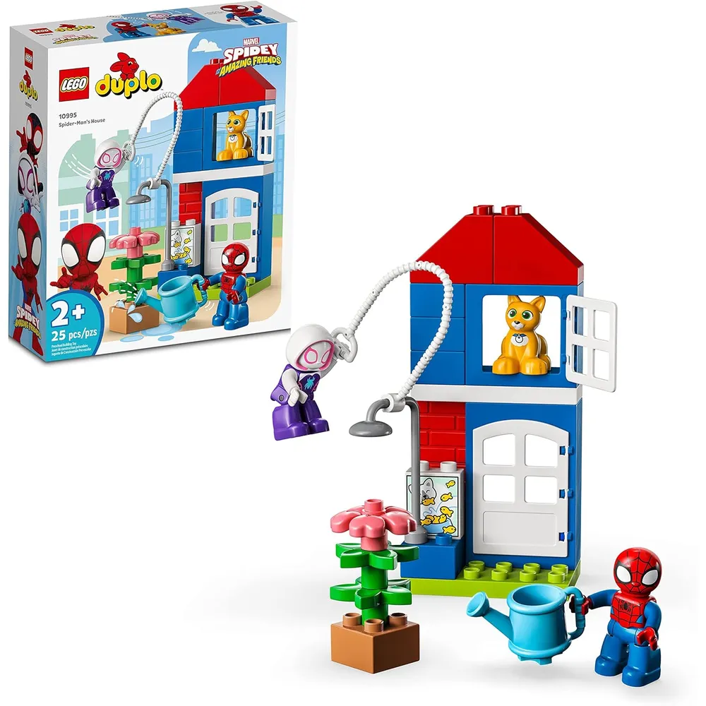 Lego Duplo Marvel casa de Spider-Man juguete de superhéroes para niños