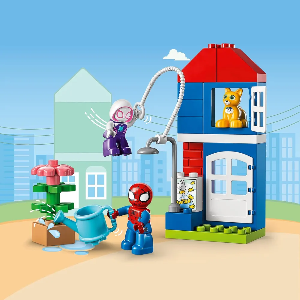 Lego Duplo Marvel casa de Spider-Man juguete de superhéroes para niños