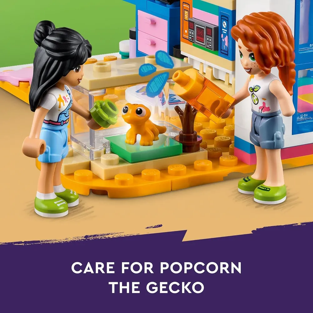 Lego Friends habitación de Liann set de juego coleccionable con minimuñecas