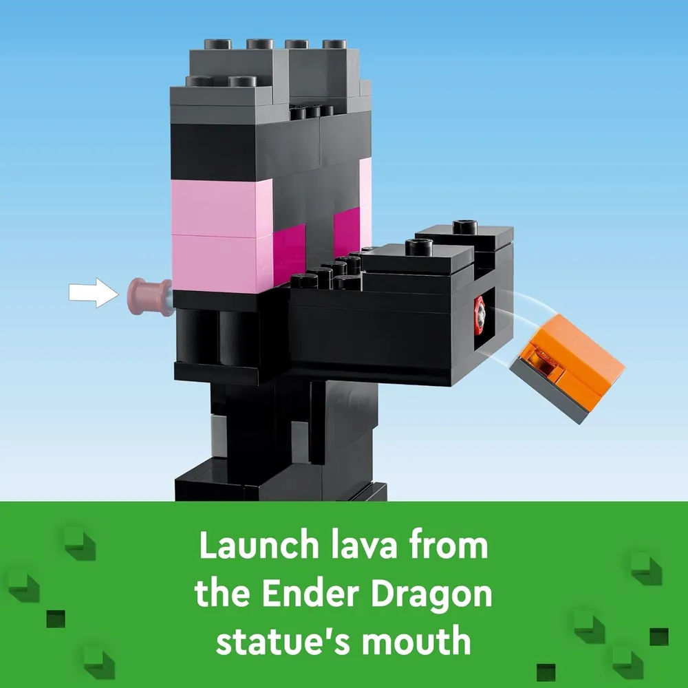 Lego Minecraft The End Arena set de batalla con dragón Ender y Enderman