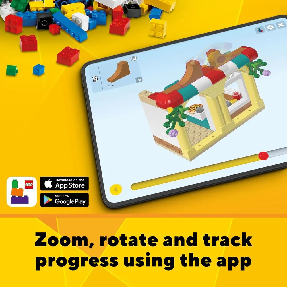 Lego Creator 3 en 1 conejo blanco se transforma en foca y loro juguete STEM
