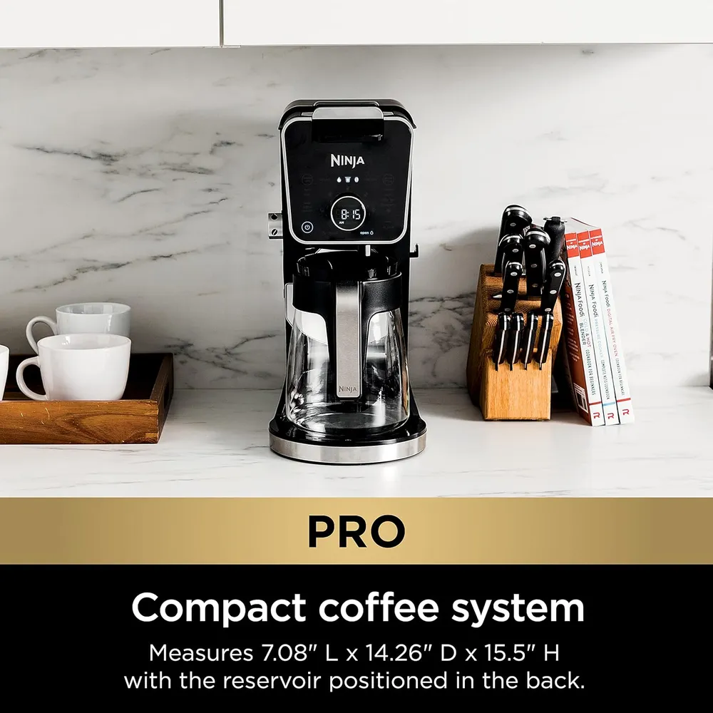 NINJA CAFETERA DUALBREW PRO 12 TAZAS / 1.8 L INDIVIDUAL Y DE GOTEO