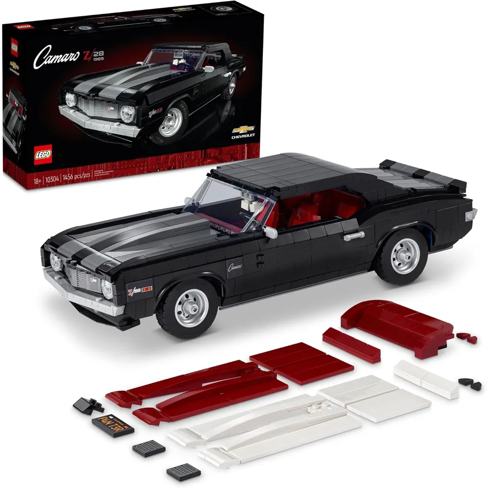 Lego Icons Chevrolet Camaro Z28 coche clásico deportivo kit de construcción