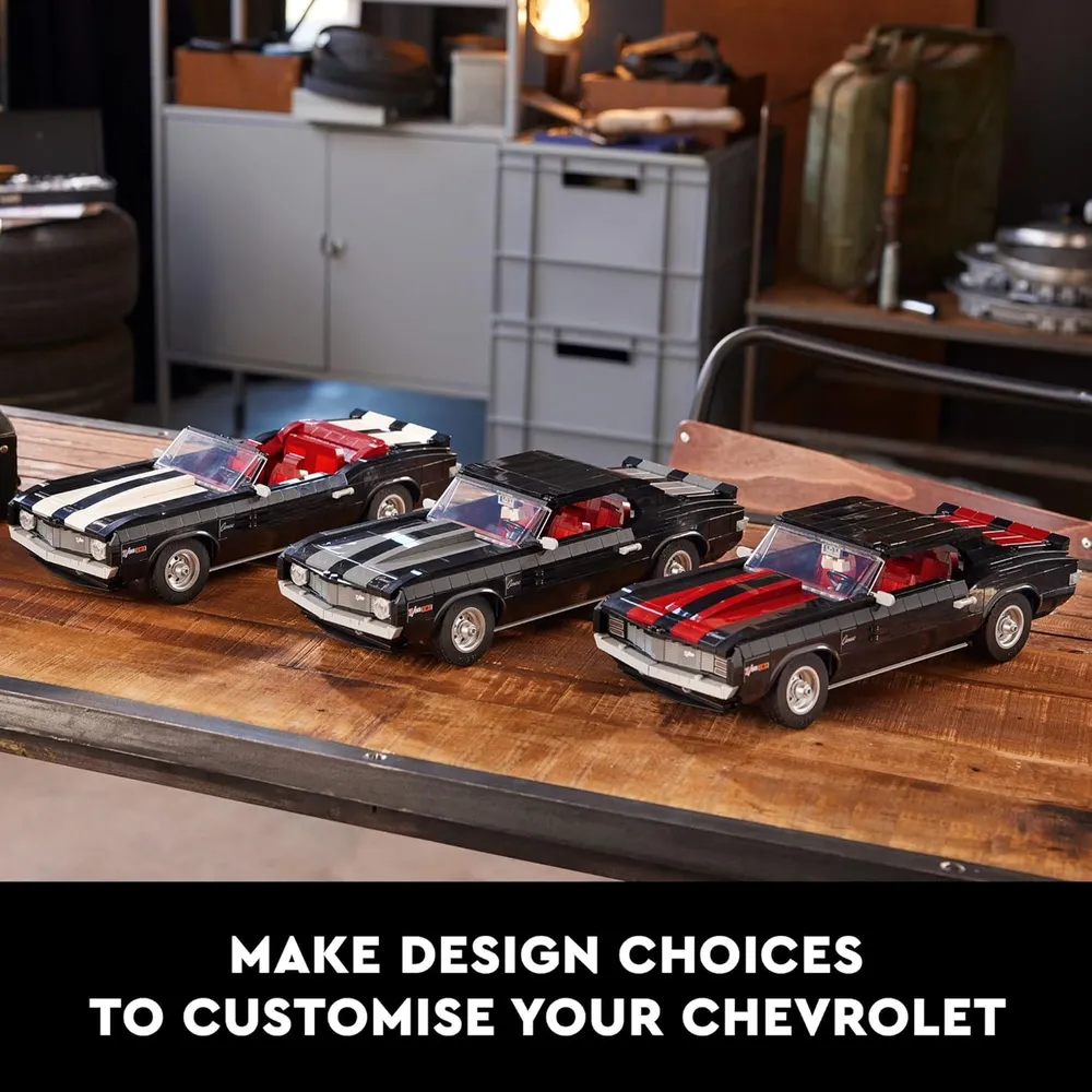 Lego Icons Chevrolet Camaro Z28 coche clásico deportivo kit de construcción