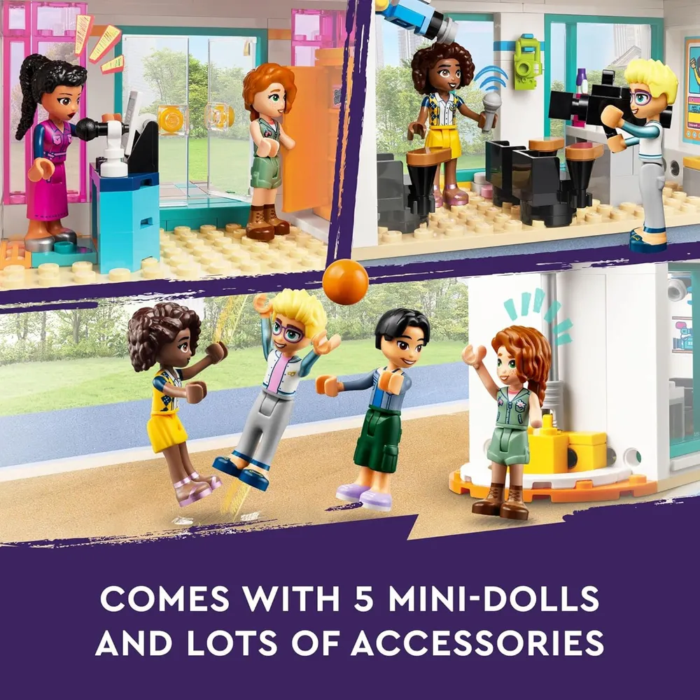 Lego Friends Heartlake International School set con 5 minimuñecas y accesorios