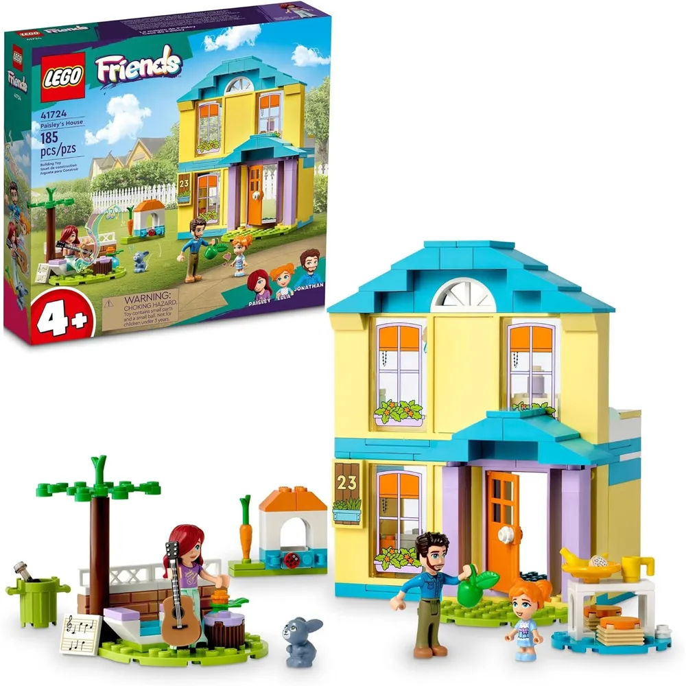 Lego Friends casa de Paisley juguete con accesorios y figura de conejito