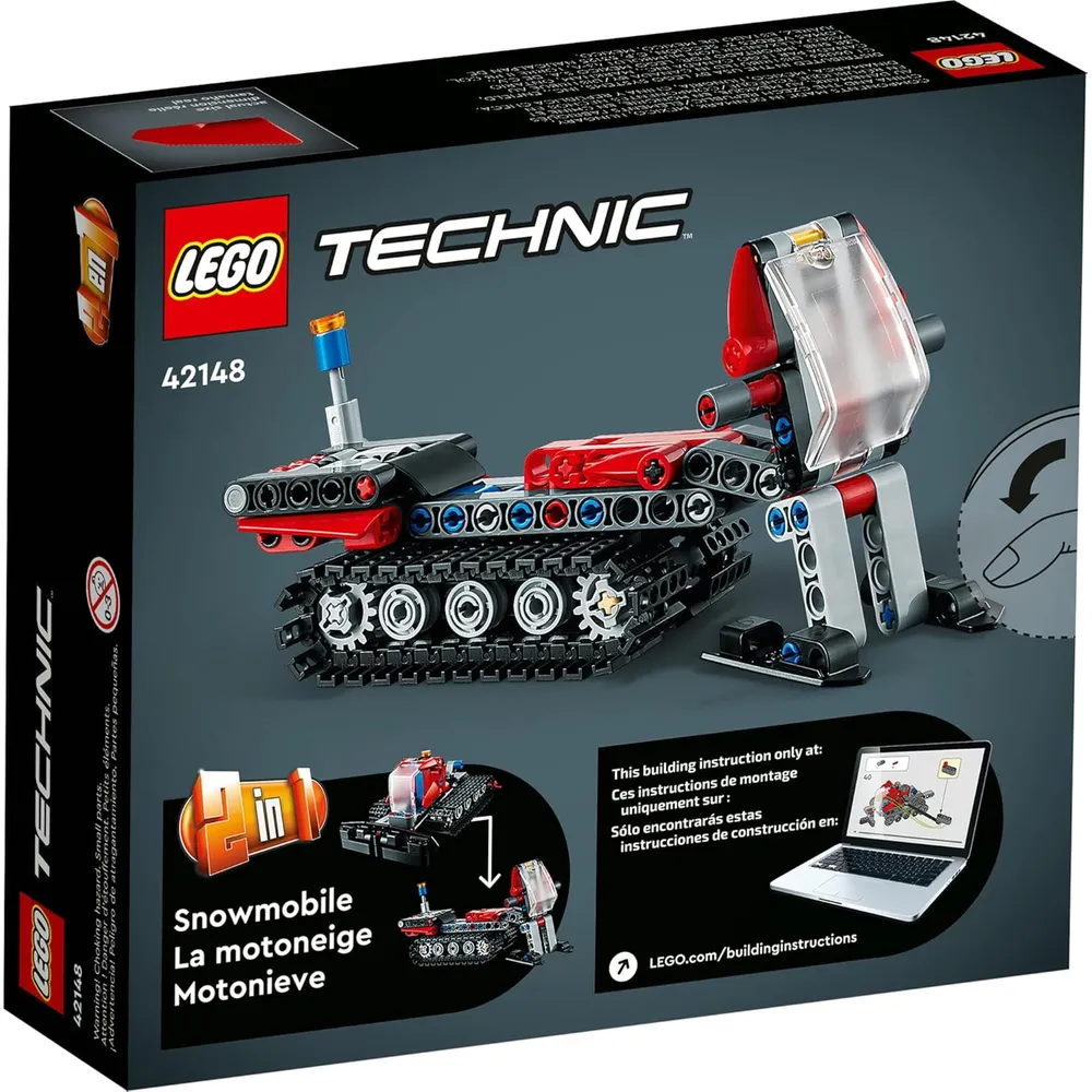 Lego Technic máquina pisanieves y moto de nieve set de construcción 2 en 1