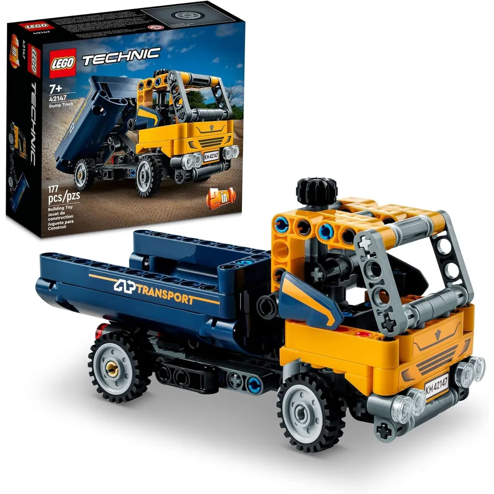 Lego Technic camión volquete 2 en 1 que se transforma en excavadora juguete