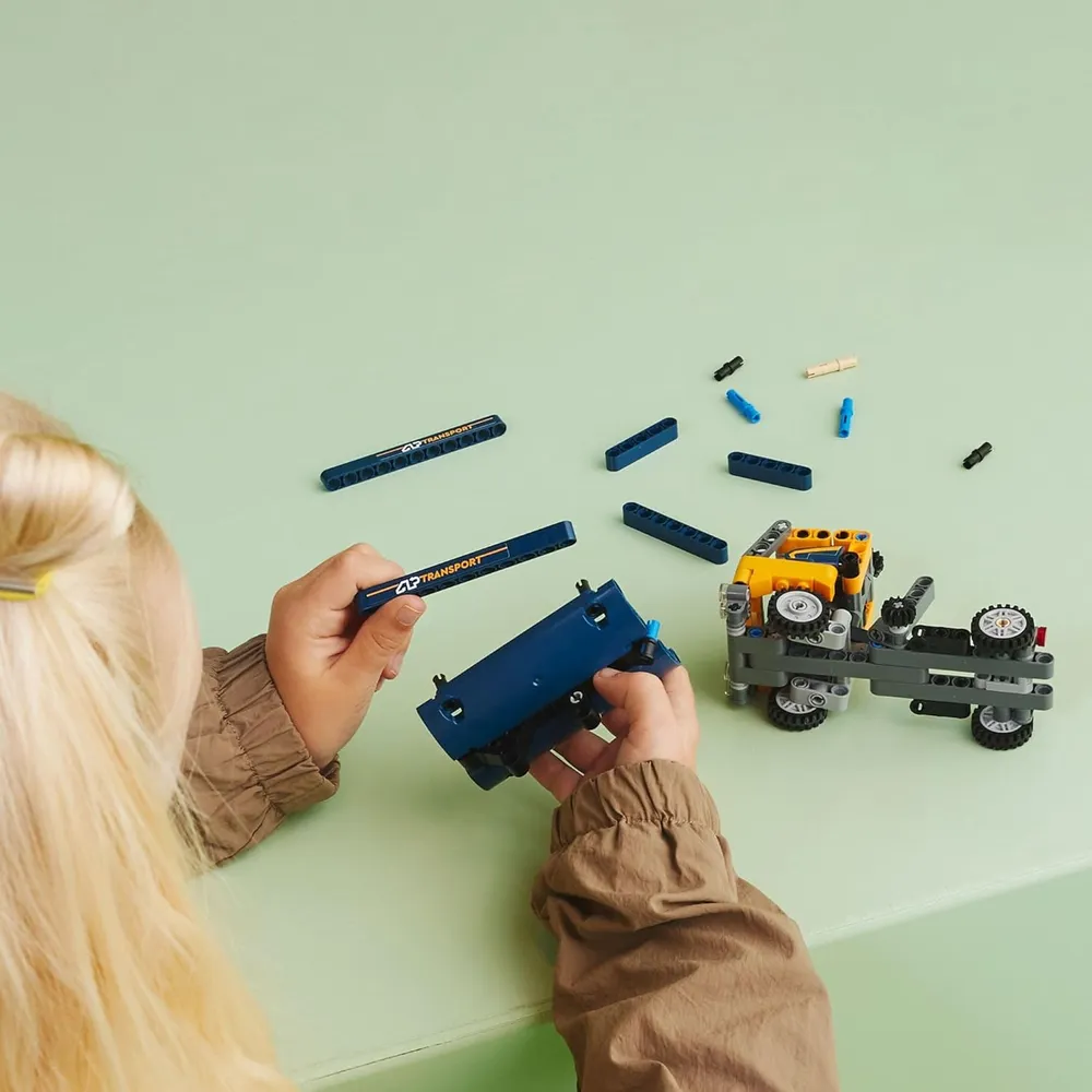 Lego Technic camión volquete 2 en 1 que se transforma en excavadora juguete