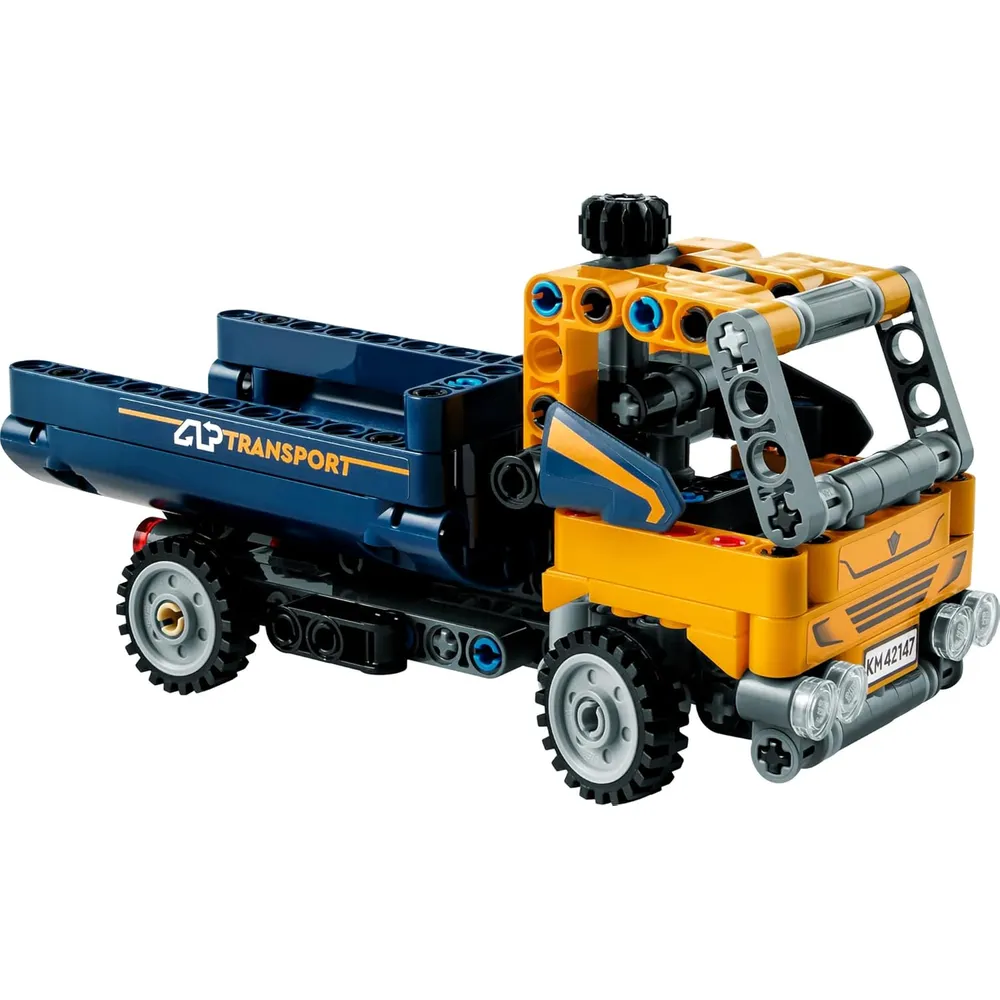 Lego Technic camión volquete 2 en 1 que se transforma en excavadora juguete