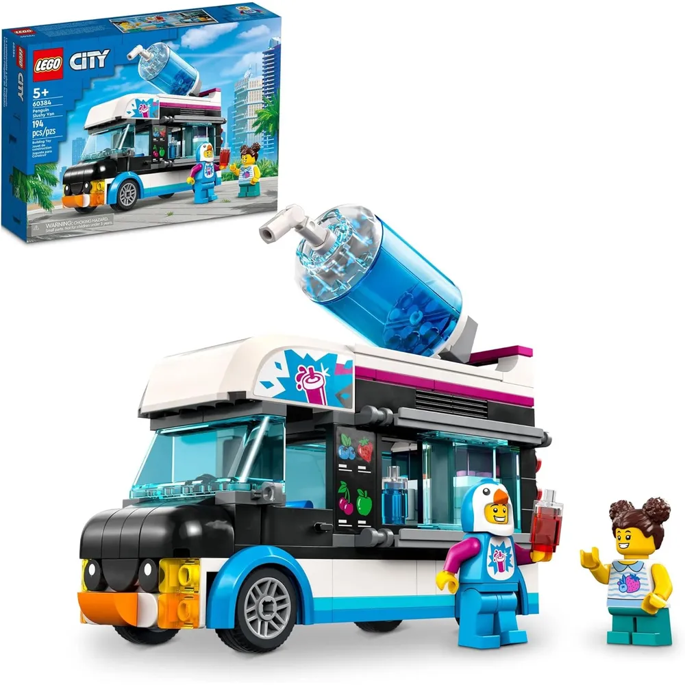 Lego City camión de granizados de pingüinos juguete con minifigura incluida