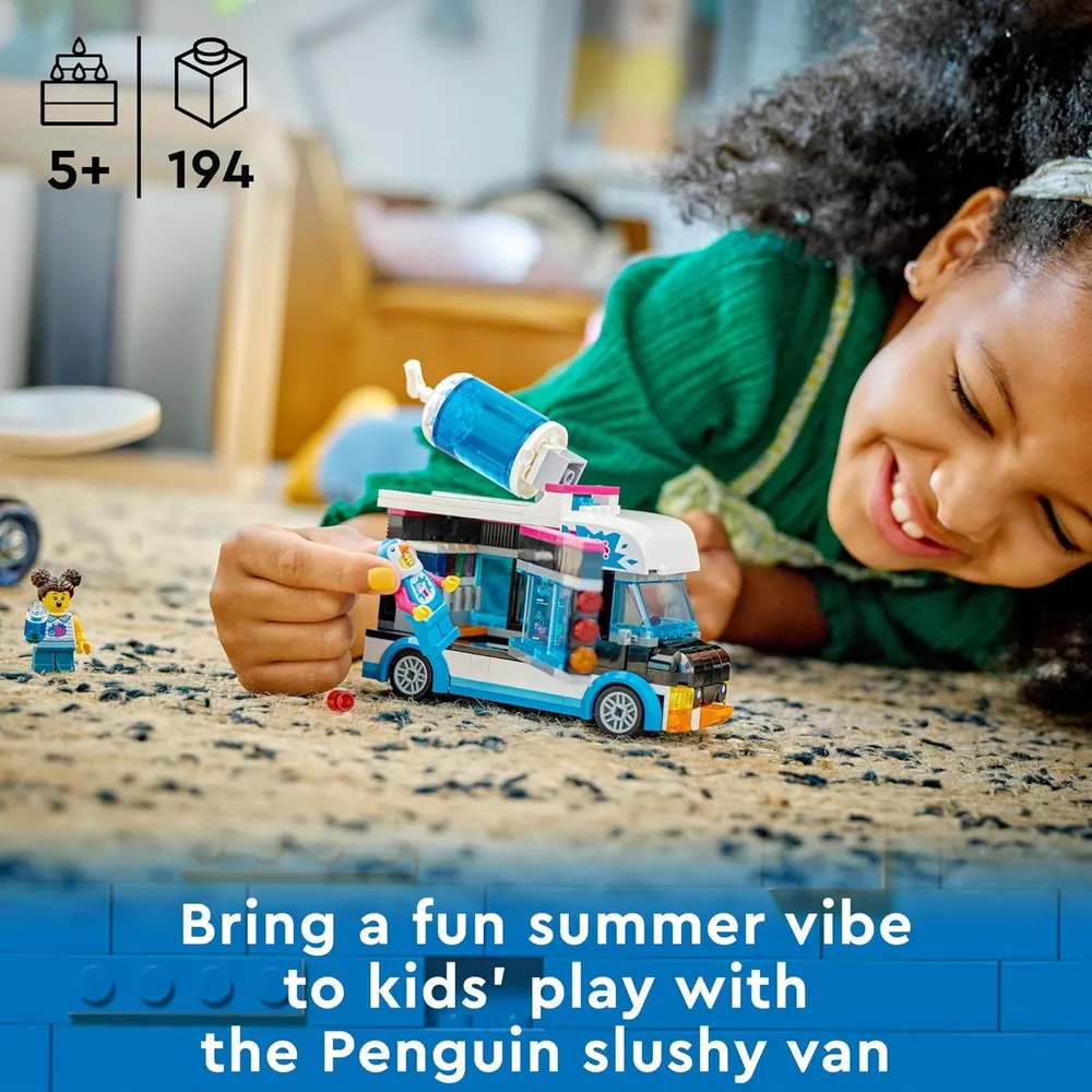 b0bbwjs5xl_1_webp.webp Lego City camión de granizados de pingüinos juguete con minifigura incluida