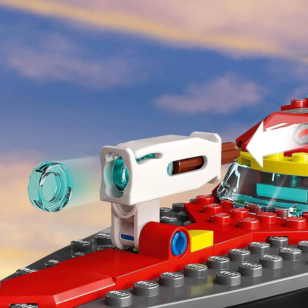 LEGO CITY BARCO DE BOMBEROS