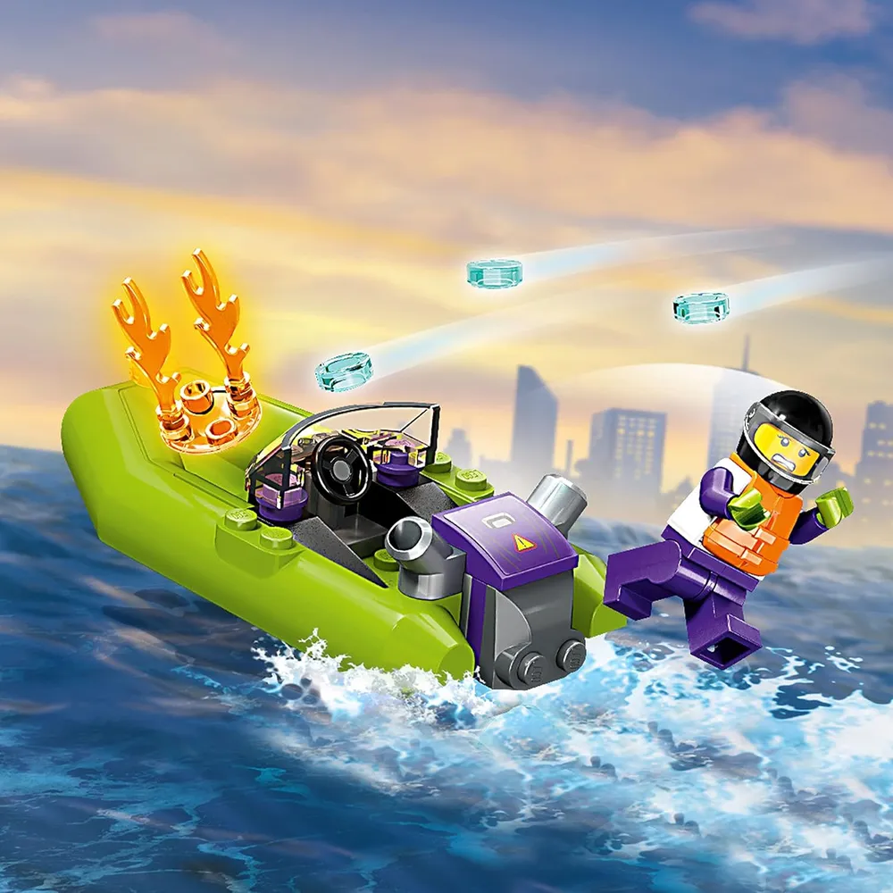 LEGO CITY BARCO DE BOMBEROS