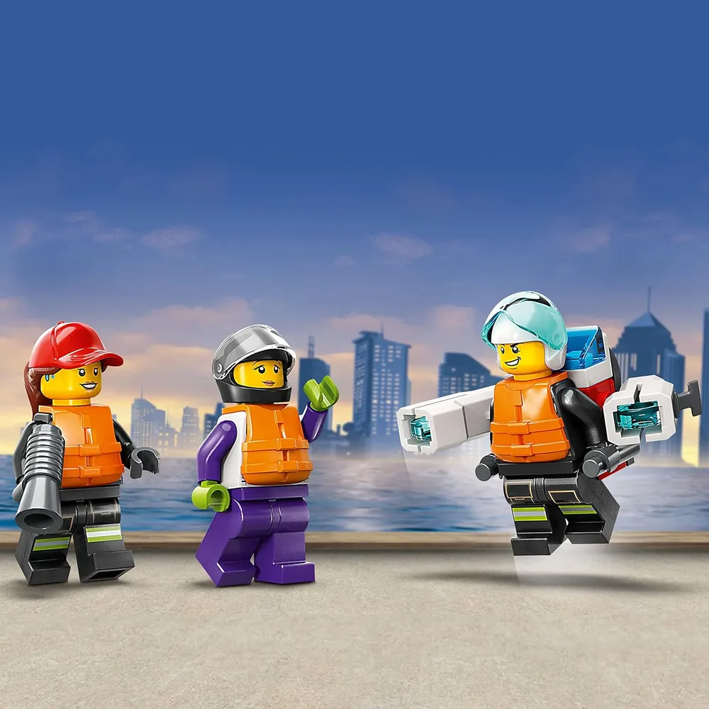 LEGO CITY BARCO DE BOMBEROS