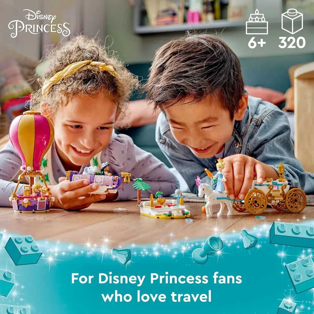 Lego Disney Princess Viaje Encantado set 3 en 1 con carruaje y globo aerostático